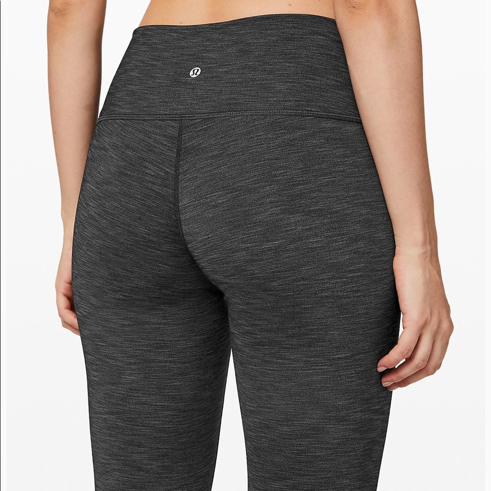 Lululemon WonderUnders ‘heathered black’ Luxtreme